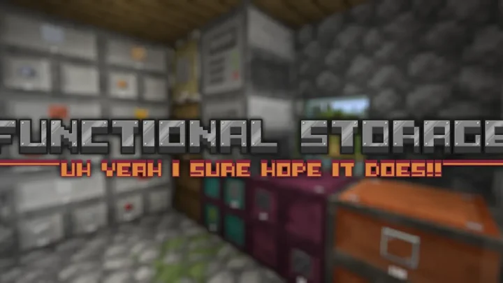 Functional Storage Mod Minecraft 1.21.1, 1.19.2