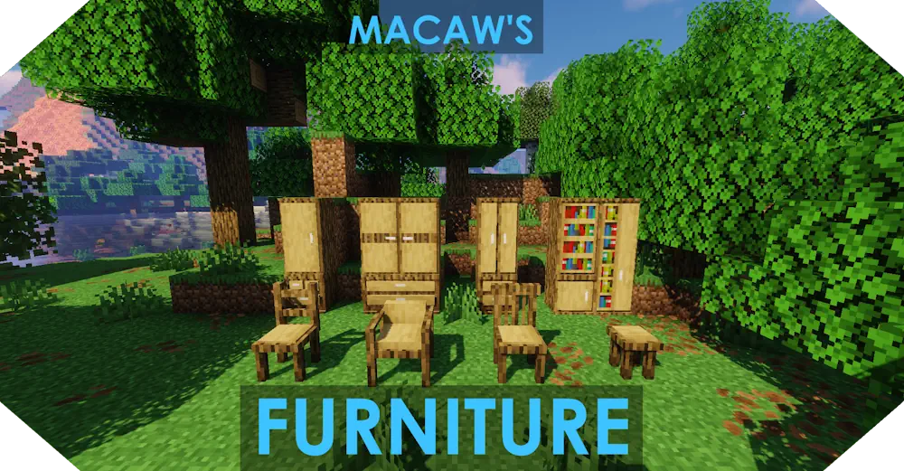 Macaws Furniture Mod for Minecraft 26.2, 1.19.2
