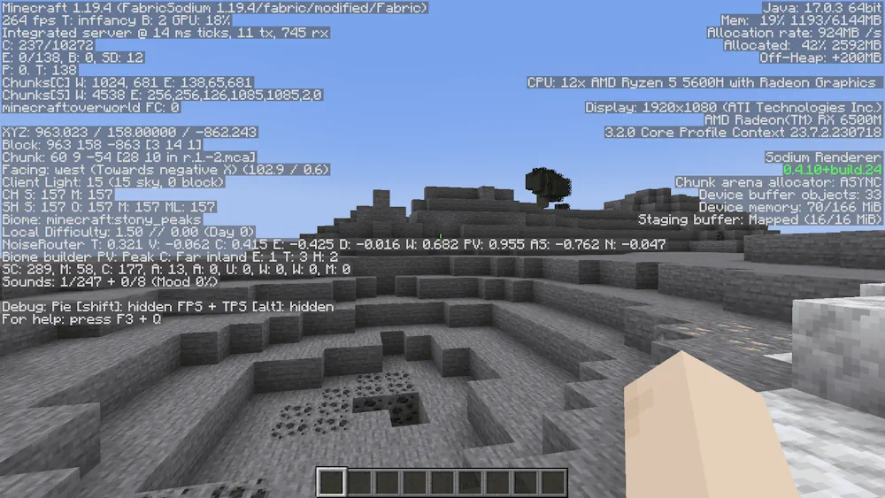 More FPS in Minecraft