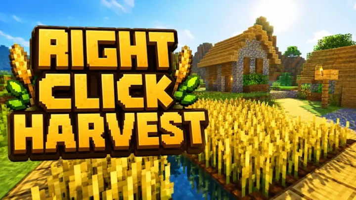 RightClickHarvest Mod for Minecraft