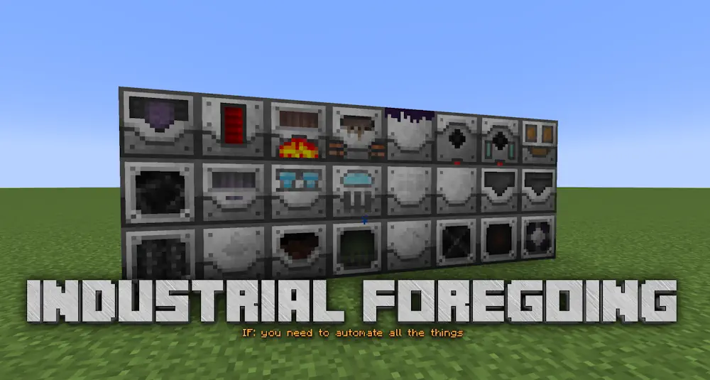 Industrial Foregoing Mod for Minecraft 1.21.1, 1.12.2