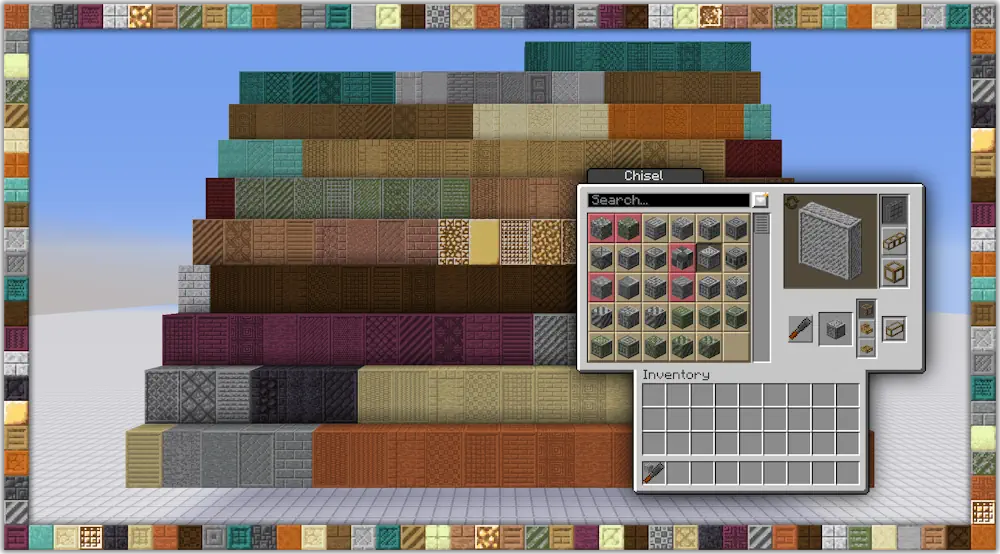Rechiseled Mod for Minecraft 26.2, 1.20.1, 1.12.2