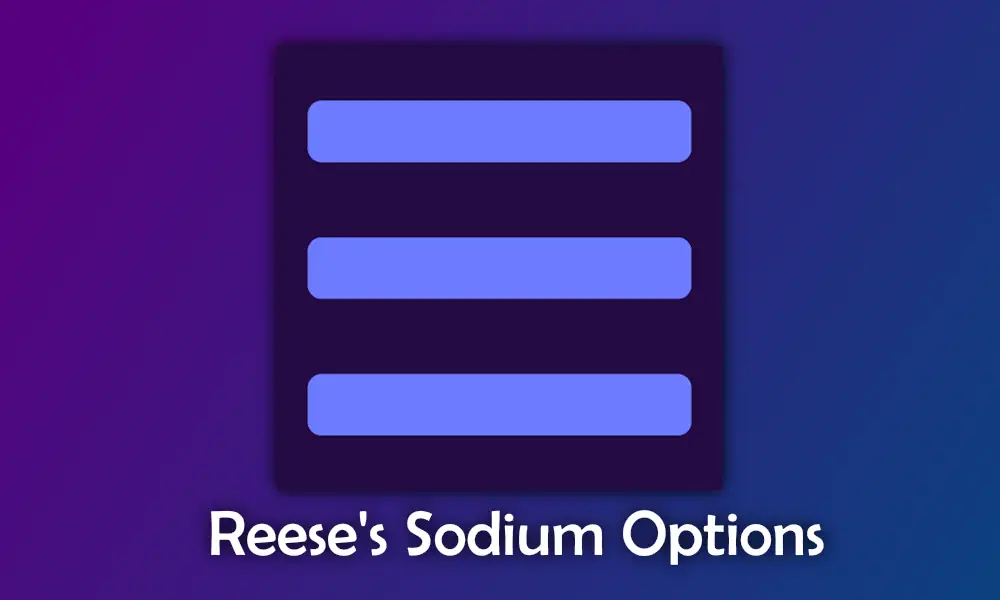 Reeses Sodium Options for Minecraft