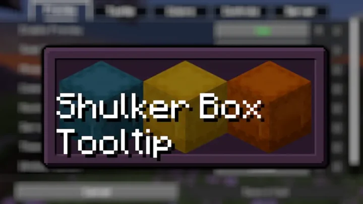 Shulker Box Tooltip Mod for Minecraft