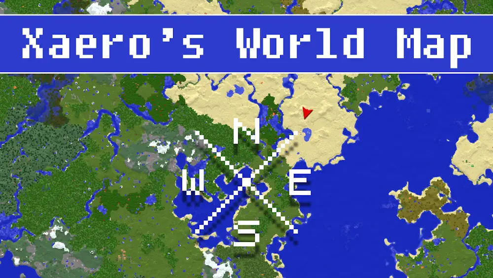 Xaero World Map Mod 26.2, 1.12.2
