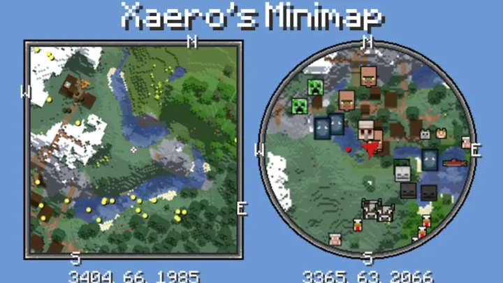 Xaeros Minimap Mod for Minecraft 26.2, 1.12.2